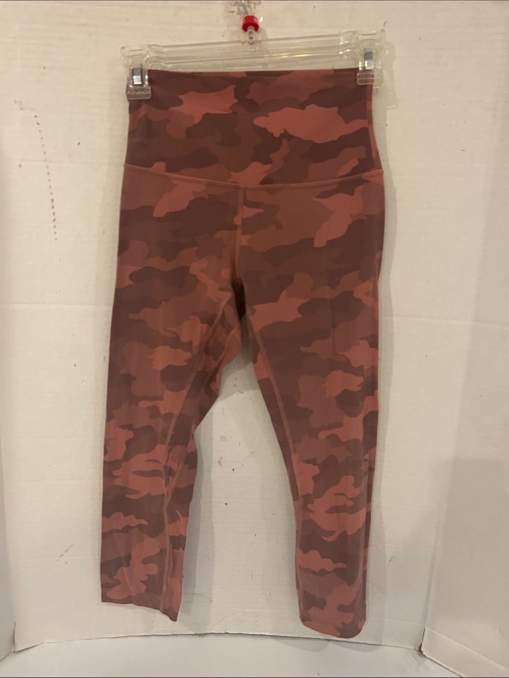 lululemon athletica Rust & Pink Camo High-Rise Leggings (sz4)